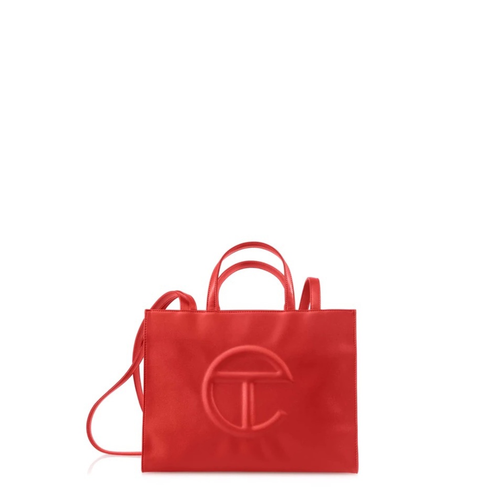 Telfar Medium Red Shopping Bag